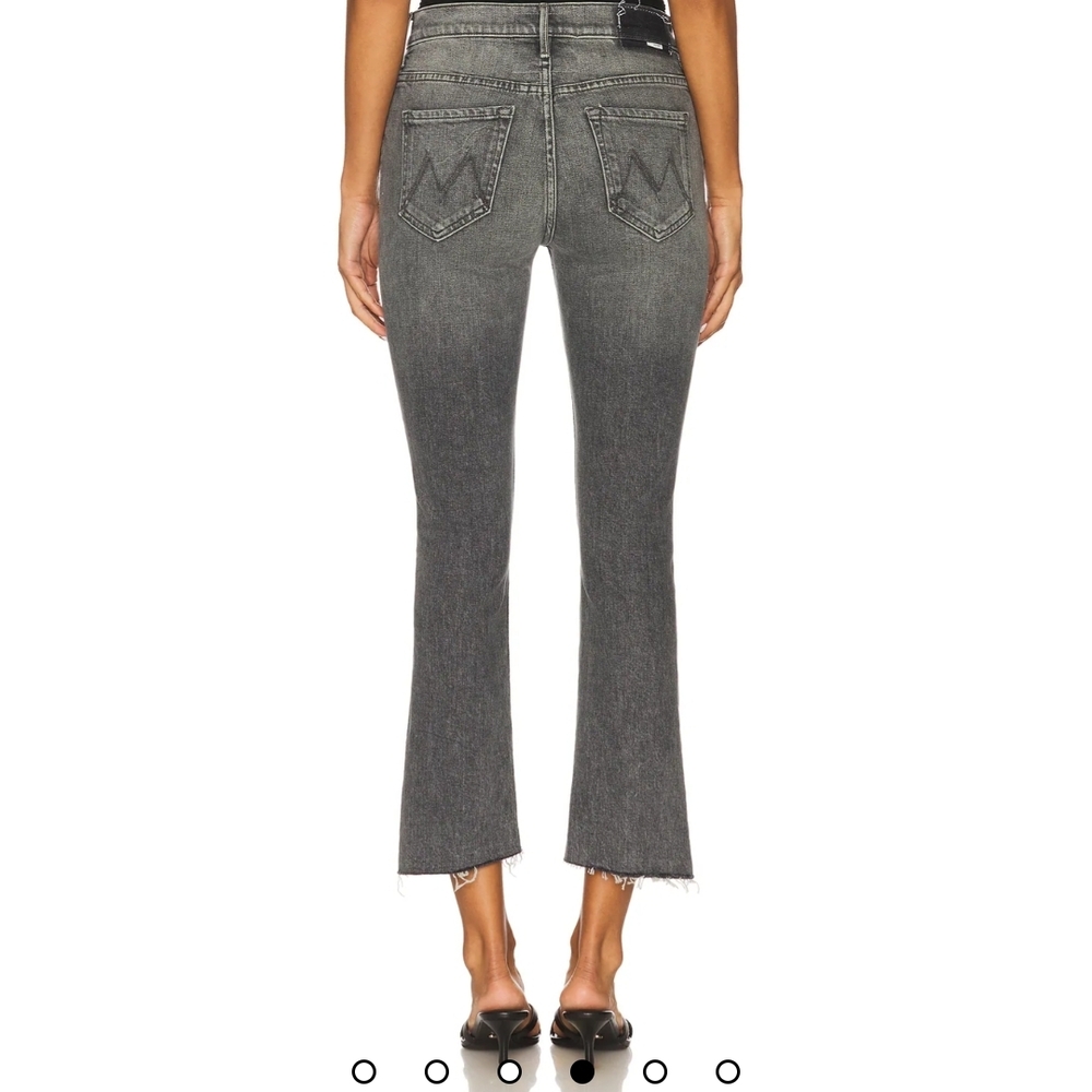 MOTHER Gray Ankle Cropped Jeans - Picture 5 of 11